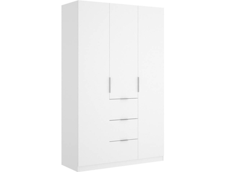 Roupeiro  Portas Articuladas (135 cm - Branco)