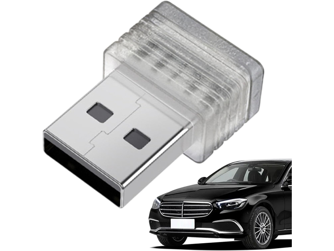 Luzes Led Internas Para Carro, Luz Noturna Plug-in, Iluminação Interna