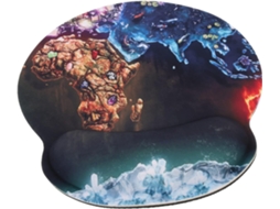 Mousepad Ergonômico Viscoelástico Com Apoio De Pulso Antiderrapante Para Uso Em Escritório E Disposi Gokoco