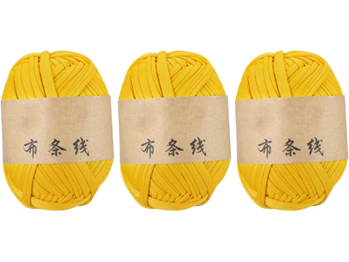 Conjunto de 3 Rolos de Fio Elástico para Tecelagem, 30m por Rolo, Poliéster Elástico. SFUSHOS