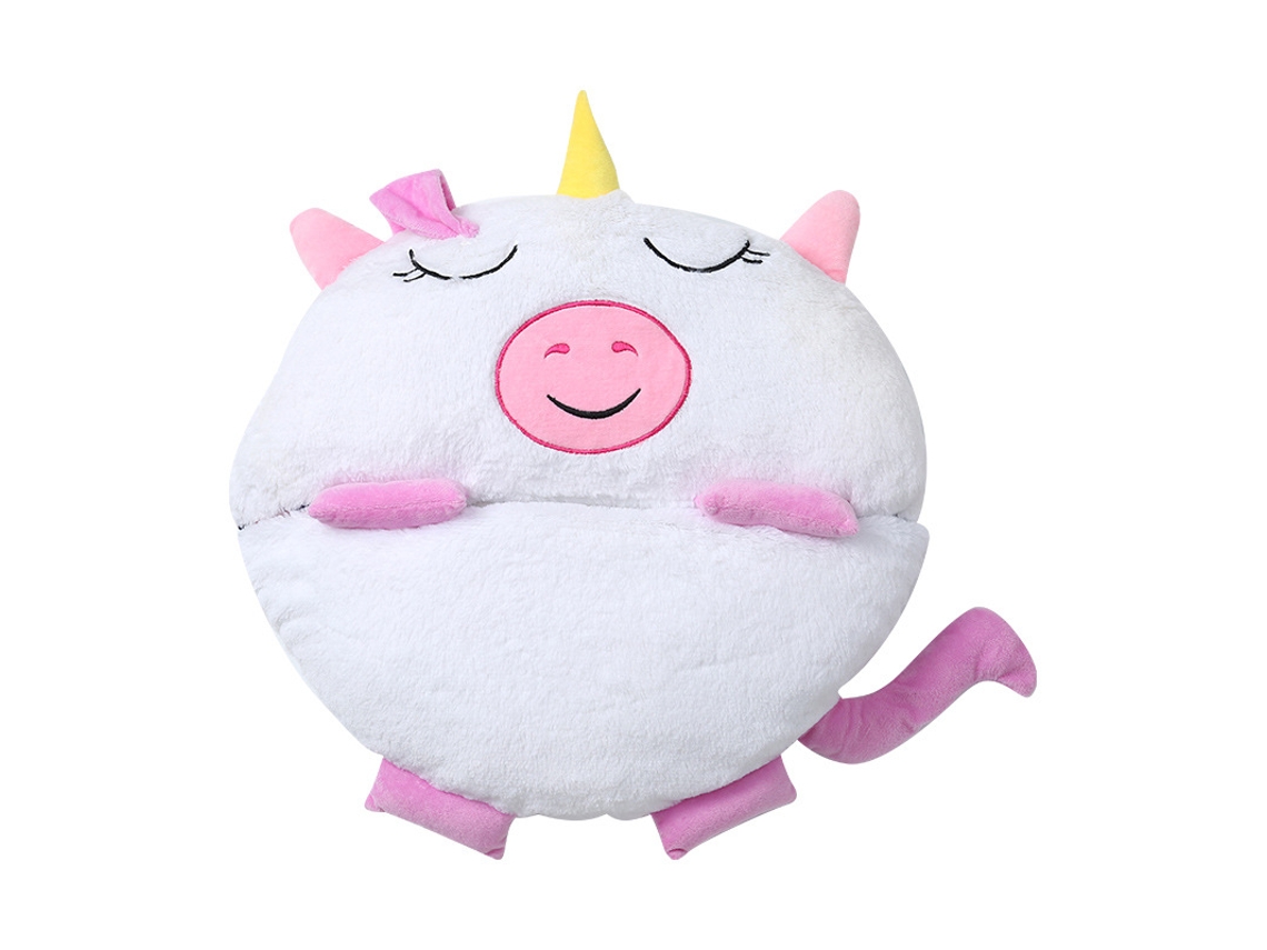 160cm 60cm Cor De Rosa Acolhedor, Saco De Dormir Unicórnio, Saco Anti Chute Bebê Conjunto Saco De Dormir Infantil