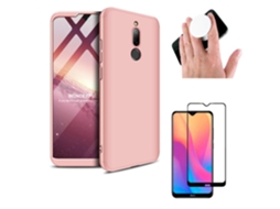 Kit Película Flexguard Reaplicável Capa Slim Armor 360º Frente Verso Popsocket Multifunção Redmi 8