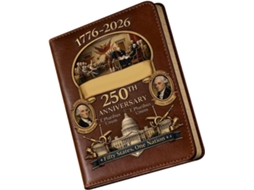 Diário Patriótico, Edição Da Independência Dos Estados Unidos 1776- 2026, Caderno Comemorativo Com Páginas