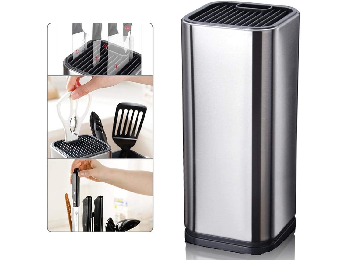 Suporte para Facas Organizador de Facas de Aço Inoxidável Alta Capacidade NEVEANCE