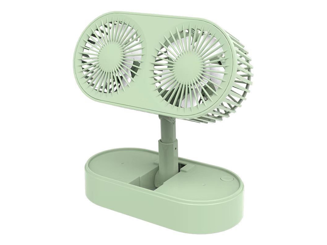 Ventilador Mesa Dobrável Rotativo 3 Velocidades Usb