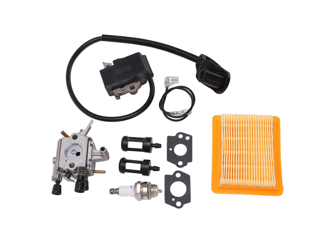 Laxiscreed Kit De Carburetor Para Aparadores E Cortadores Stihl, Com Filtro De Ar E Combustível Prontos A Montar