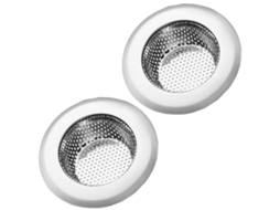 Conjunto De 2 Pias De Cozinha Em Aço Inoxidável, Com Ralo Prático
