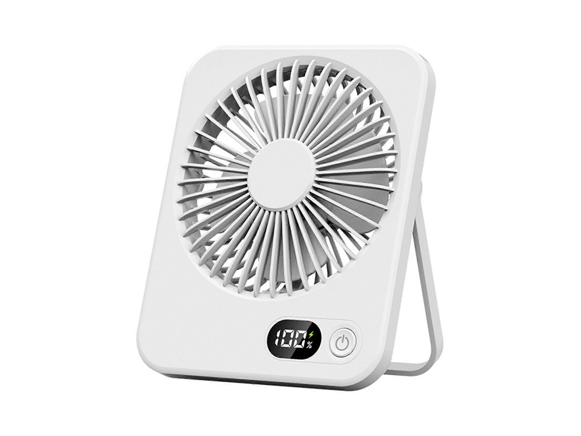 Ventilador Recarregável Com Fluxo De Ar Ângulo Amplo 180 Graus, Mini Portátil.