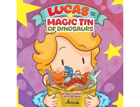 Livro Lucas and the Magic Tin of Dinosaurs de Paula L Estrela (Inglês)