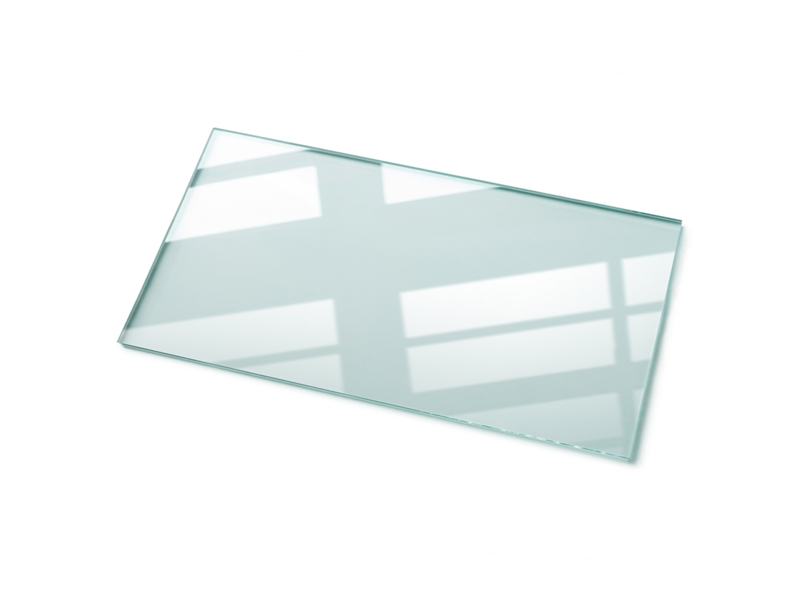 Tampo de mesa retangular de vidro transparente Espelharte (100x50 cm)