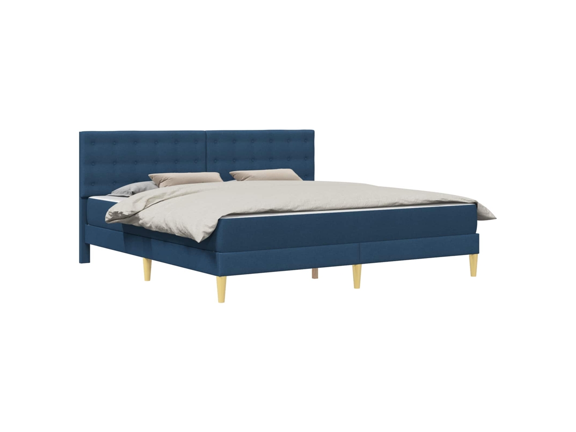 Estrutura de Cama com Colchão MAISON EXCLUSIVE Azul 180 X 200 cm