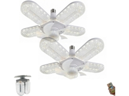 Ventilador De Teto Com 5 Pás E Efeito Cristal, 3 Cores, 30 Cm
