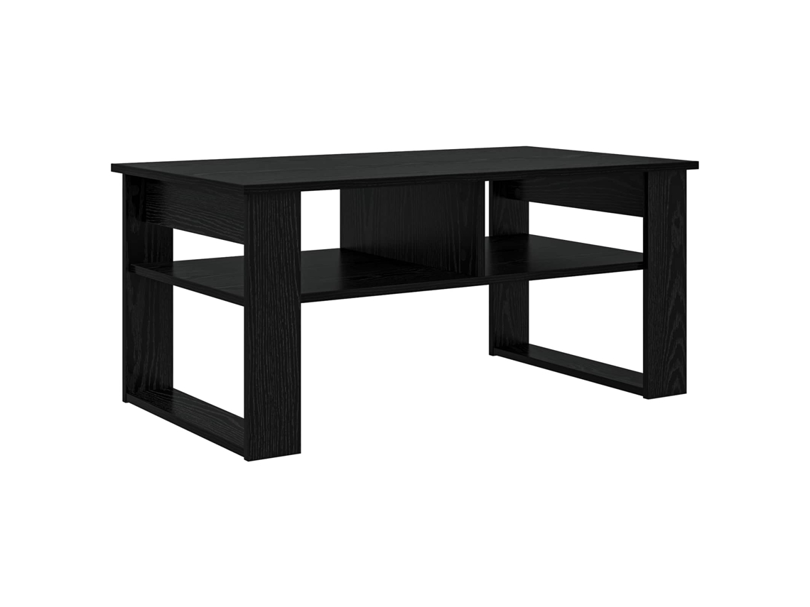Mesa de Centro com Armazenamento MAISON EXCLUSIVE em Carvalho Preto (96x54x44 cm)