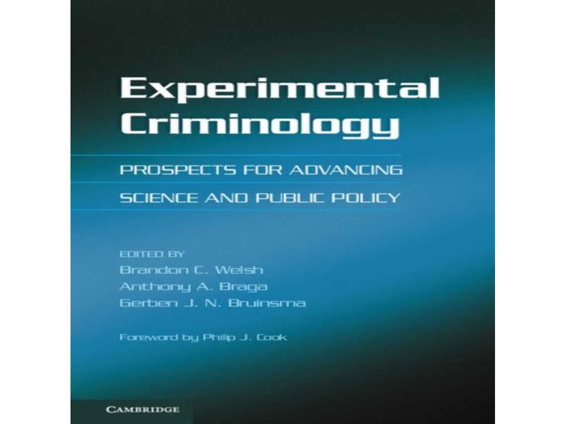 Livro Experimental Criminology de Cambridge University Press (Inglês)