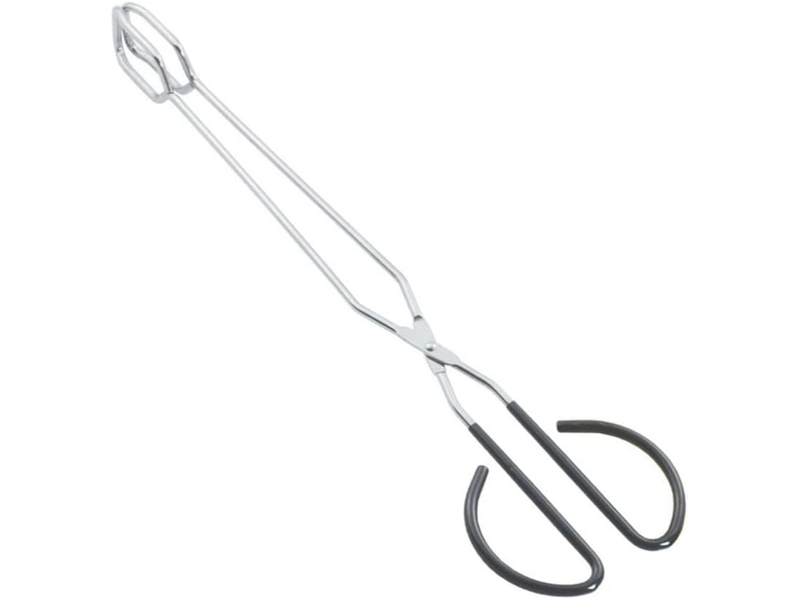 Pinça De Aço Inoxidável Para Churrasco 40cm 16 Polegadas, Ideal Para Grelhar E Cozinhar Em Piqueniques
