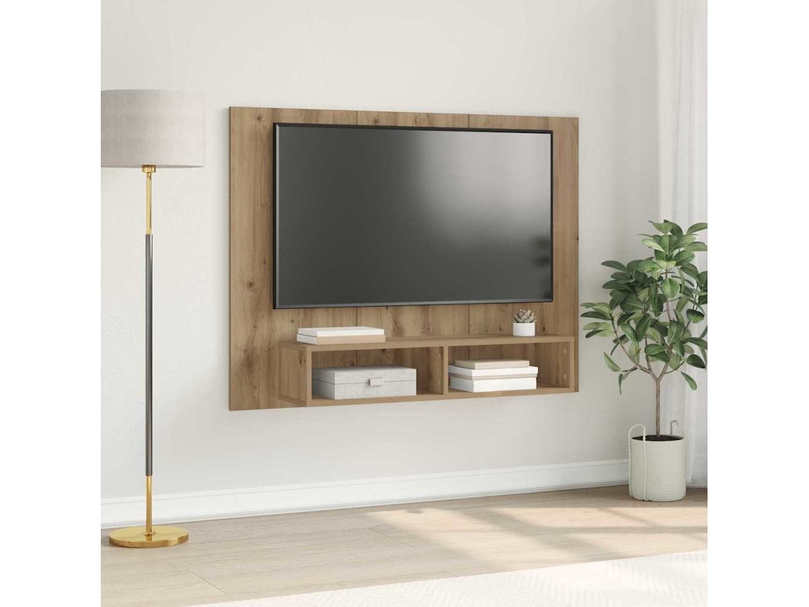 Vidaxl Conjunto De Móvel De Tv 120 X 23,5 X 90 Cm Carvalho Artesanal