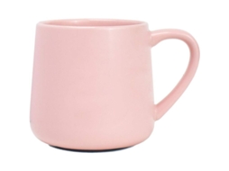 2026 taza de Cerámica Brillante Grande 18 Oz Rosa para Oficina Hogar Lavavajillas Microondas Segura
