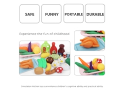 Conjunto De Cozinha Chef Com Chapéu E Avental Para Crianças Brincar De Fazer Comida Presente Educativo
