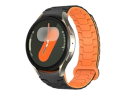 Pulseira Magnética De Silicone Para Samsung Galaxy Watch 7 / 6 / 5