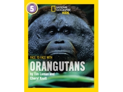 Livro Face to Face with Orangutans de Tim Laman e Cheryl Knott (Inglês)