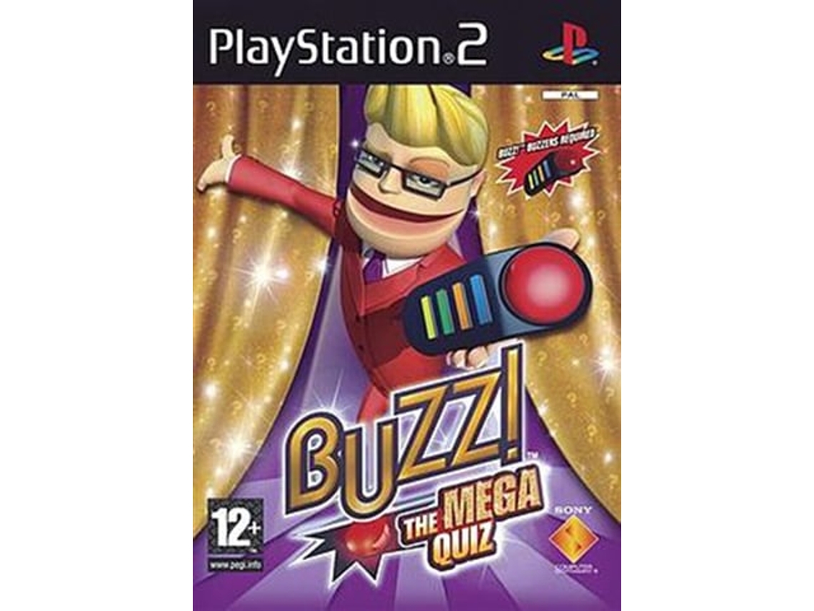 Jogo Buzz O Mega Quiz - Ps2 (segundo maior / Nota A)