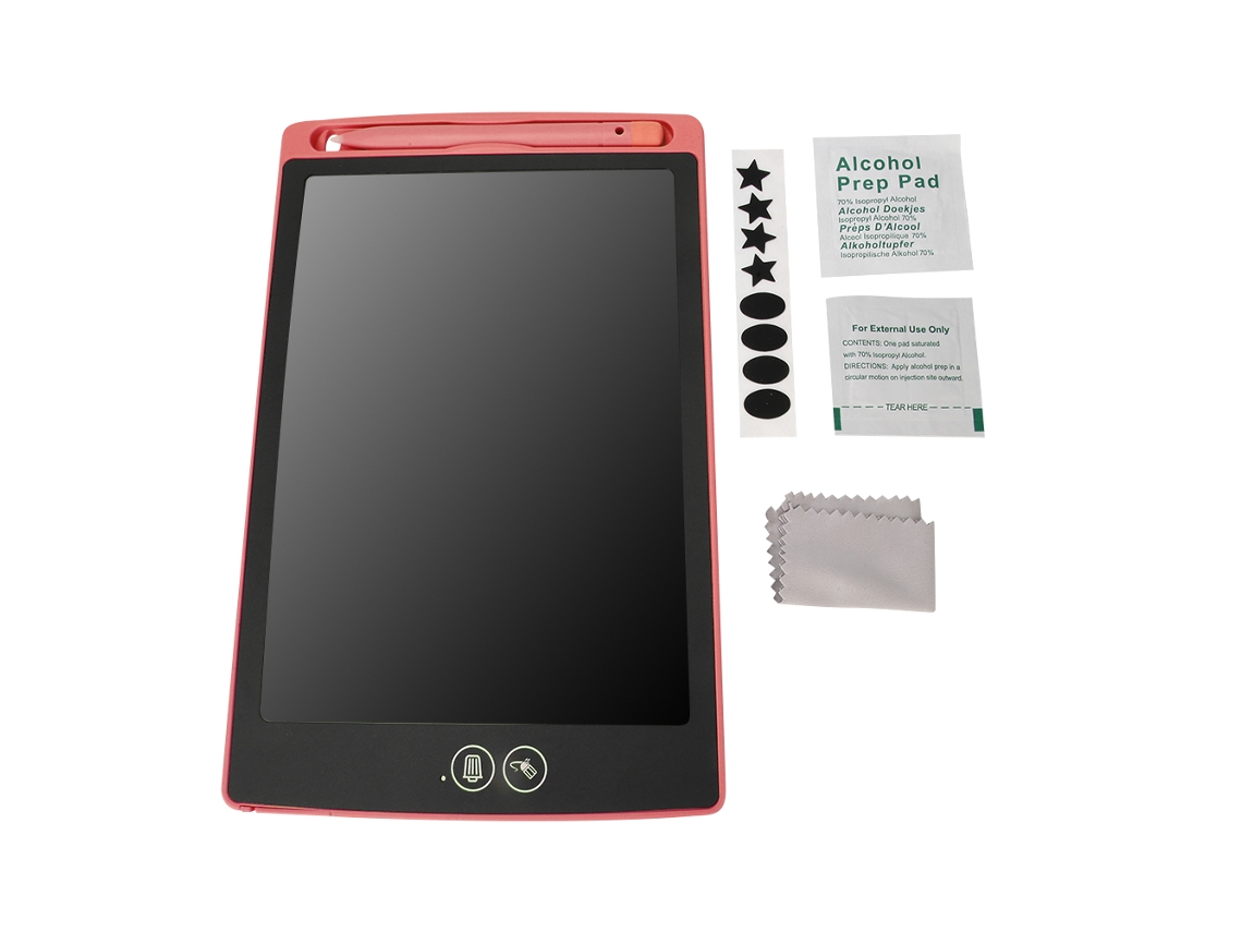 Tablet De Desenho Lcd, Tablet Eletrônico Para Escrita E Desenho Aquaforge (1523cm Rosa)