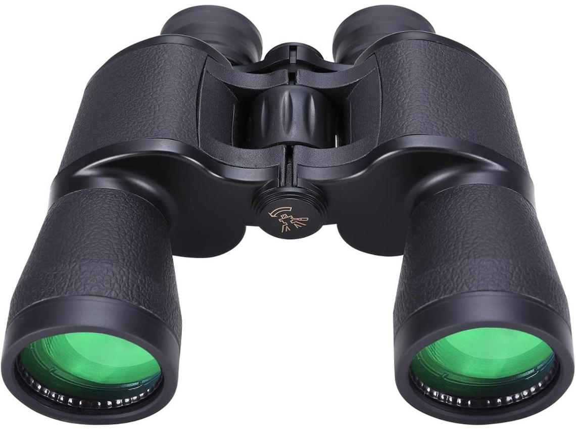 Binóculos 20x50 Profissionais Hd Ip68 Visão Noturna Micro Luz Observação Pássaros Caça Preto Bestvite