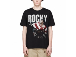 Rockinstone Rocky Movie Flap Wrap Black Adult T-shirt Size:xl