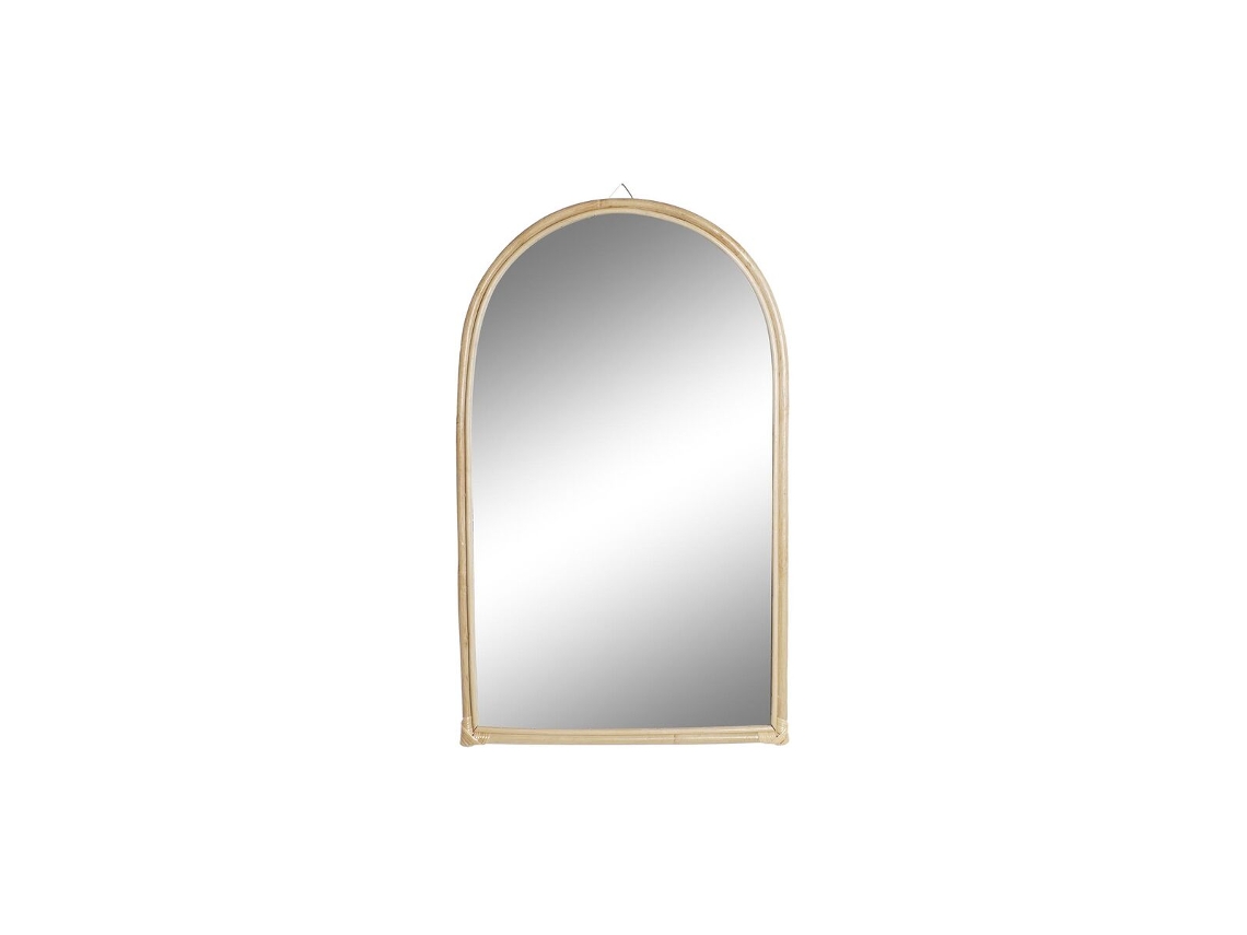Espelho de parede DKD Home Decor Espelho Natural Bambu (40 x 5 x 70 cm)
