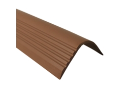 Perfil De Borda De Escada Quest Pvc 52x40 Mm, Castanho, 150 Cm