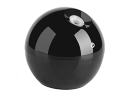 Laxiscreed Umidificador De Aromaterapia Oval Preto Com Funções De Purificação E Textura De Madeira