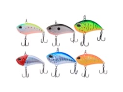 Isca Artificial Vib com Bola de Aço 6pcs