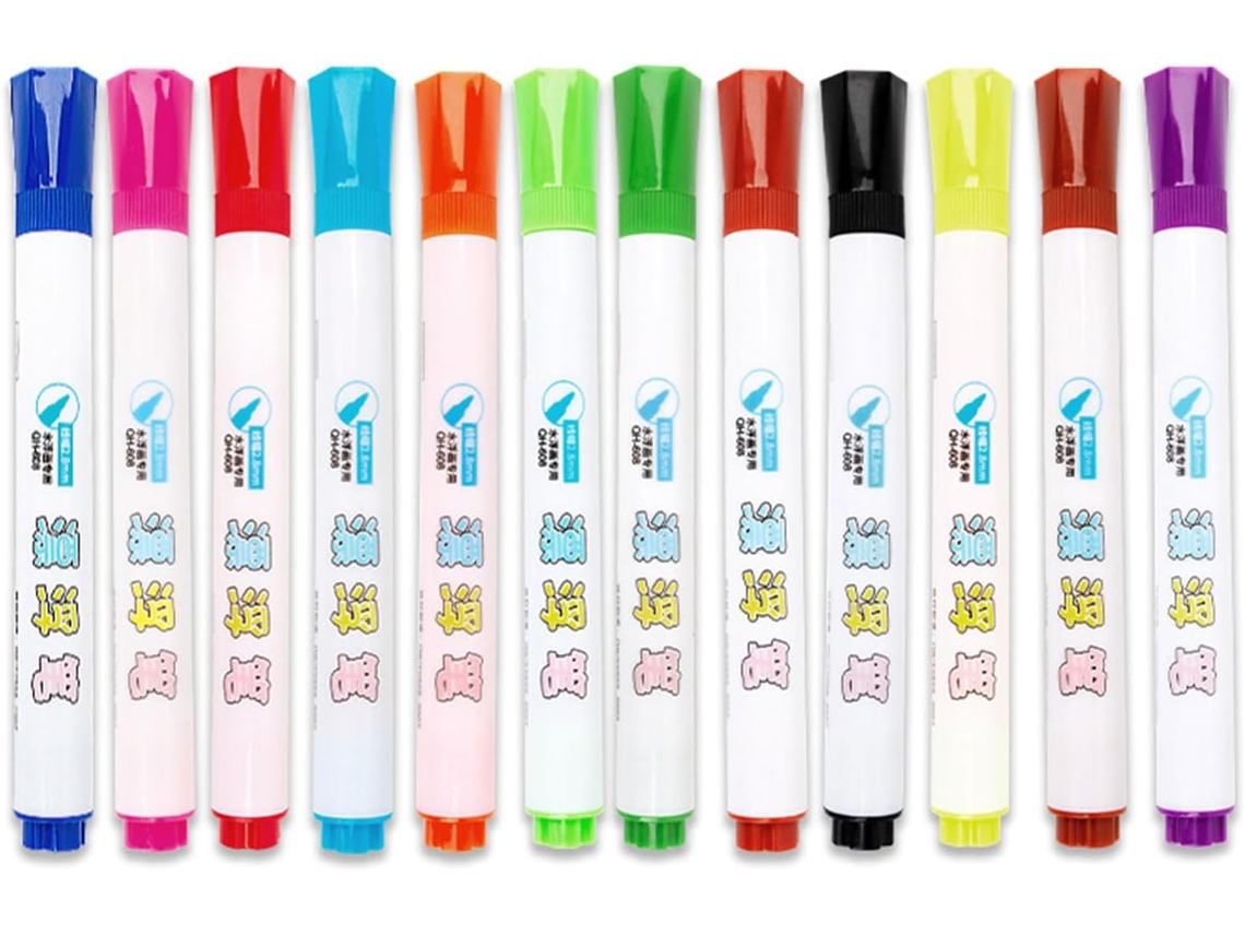 4, 8, 12 Canetas Flutuantes Mágicas Para Pintura Com Água, Conjunto De
