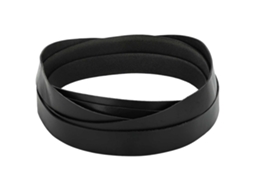 Conjunto 1 Material De Artesanato Vidaxl Preto Couro (1000 X 3,5 Cm)
