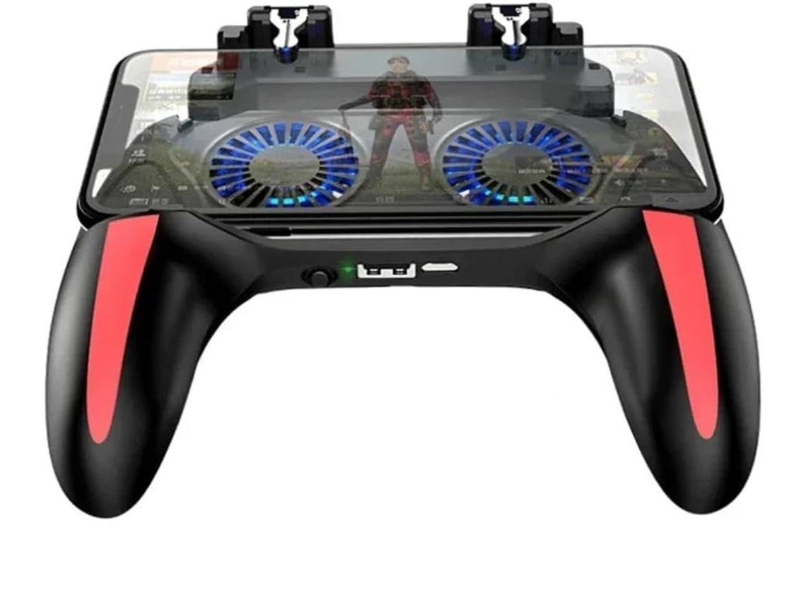 Controlador De Jogo Mvel H10 Com 4 Dedos Radiador ? Gamepad Para Ios E Android | Orysin