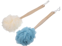 Conjunto De 2 Escovas Madeira Com Cabo Longo Ounona Para Esfoliação E Fácil Limpeza Áreas Difíceis, Para Uso Doméstico