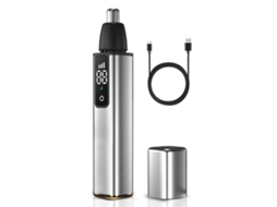 Nose Hair Trimmer Homem Usb Recarregável Com Display Lcd Profissional