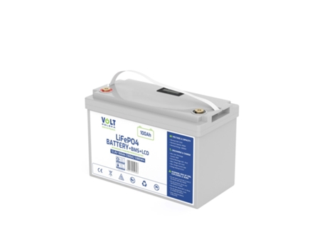 Lifepo4 Battery Pack 12v 100ah Lcd Volt Polska (100a)