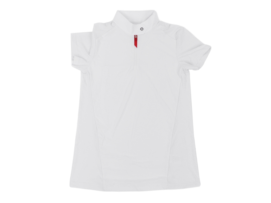 Camiseta de Equitação Infantil com Elasticidade e Respirabilidade, Manga Curta XL | S/MARCA