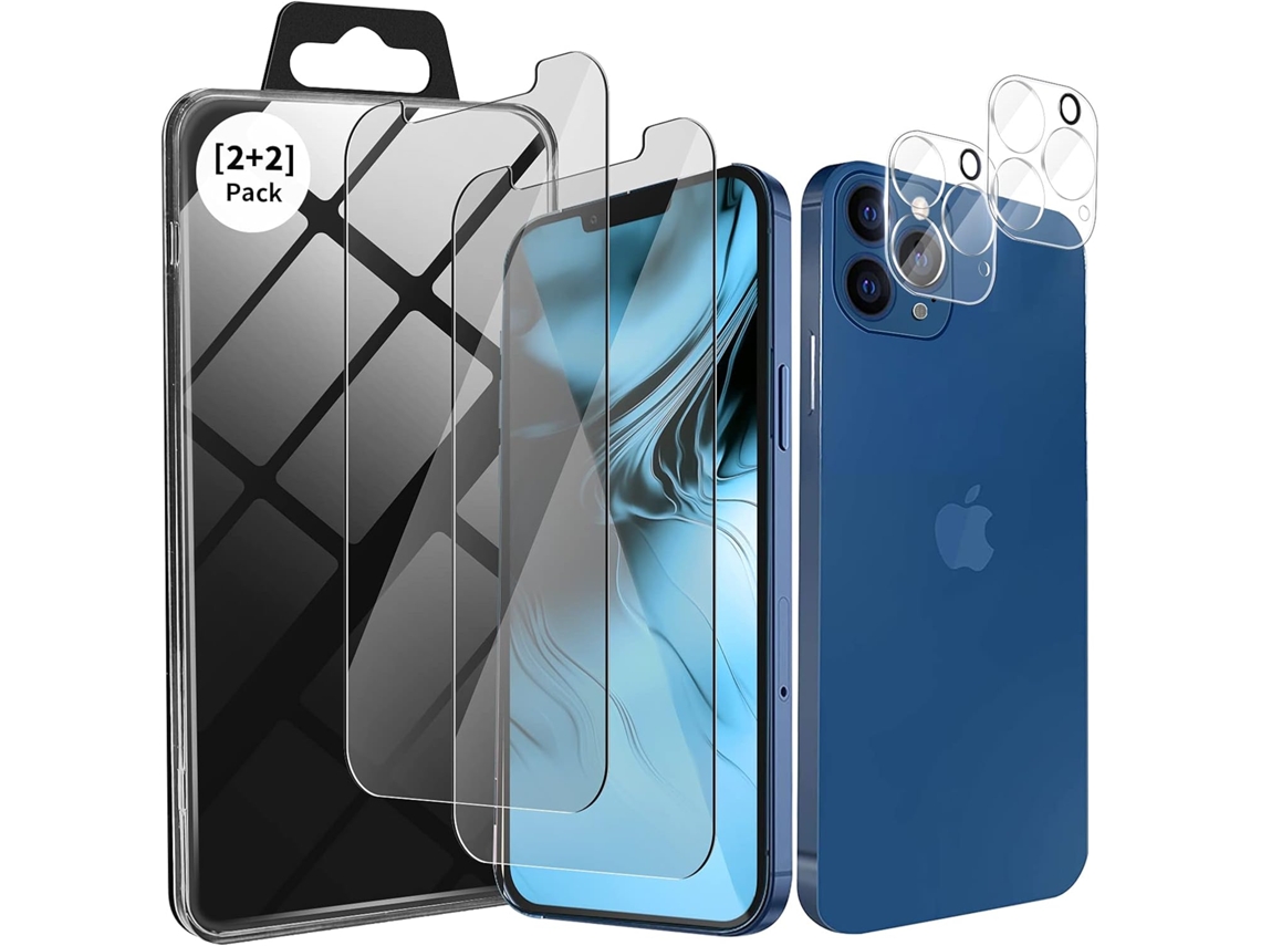 Conjunto de Lentes para Telefone Protetores Confidenciais Compatíveis para iPhone 13 Pro HONGWE. (2un)