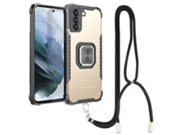 Capa De Alumínio Tpu Com Cordão Para Samsung Galaxy S21 Fe 5g