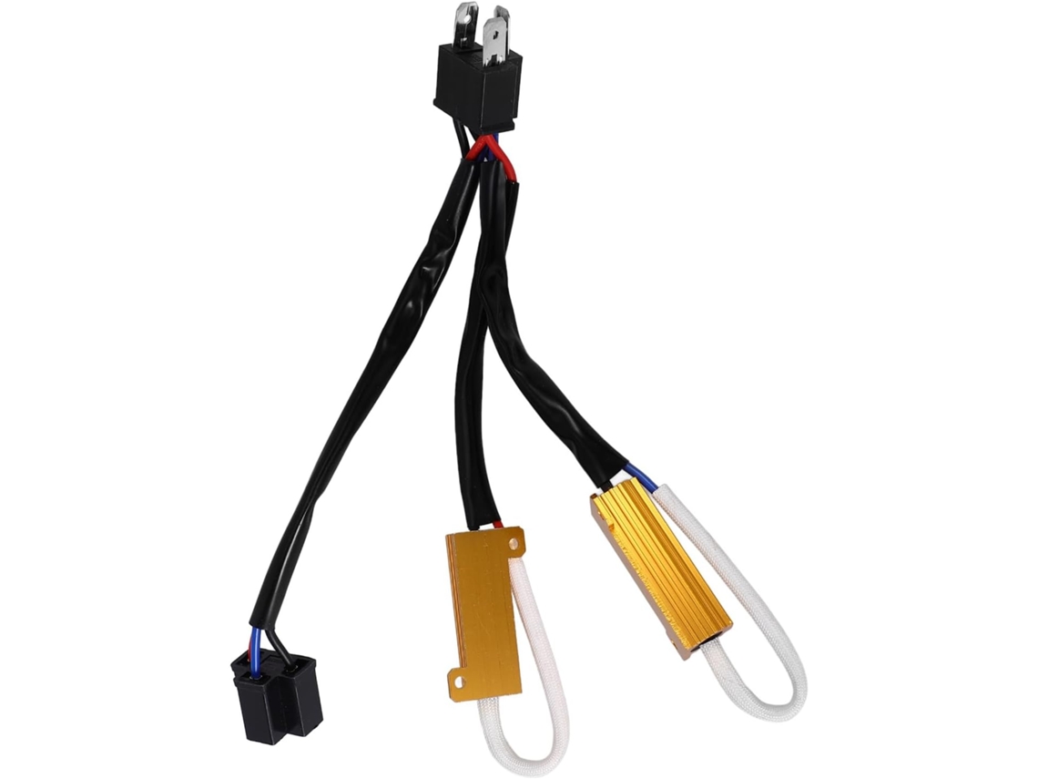 Cabo Resistor De Carga Para Luzes Led Automotivas Ounona, Desempenho Estável, Material Plástico, À Prova De Falhas