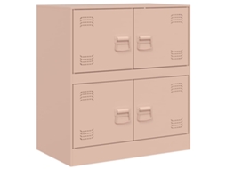 Aparador 67x39x73 Cm Aço Rosa MAISON EXCLUSIVE