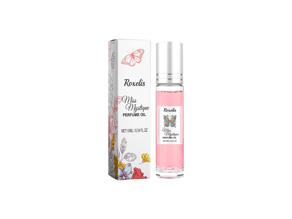 Perfume Roxelis Rolling Rose por LAXISCREED Fragrância Natural, Duradoura e em Frasco Pequeno para uma Perfume Leve