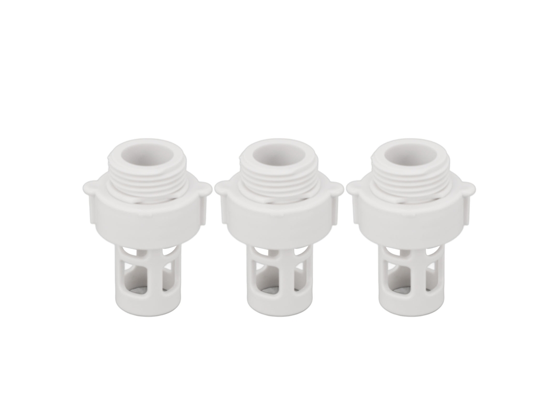 Primerox 3 conectores de plugue de dreno para piscina, rosca 25mm | S/MARCA