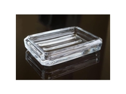 2026 plato de Jabón de Vidrio Transparente, Portajabón Pesado para Baño, Lavabo Y Cocina