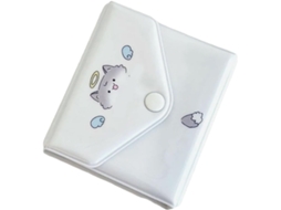 Álbum De Fotos Portátil Em Formato De Envelope Com Estampa De Animais Angelicais, 40 Bolsos Para Cartões