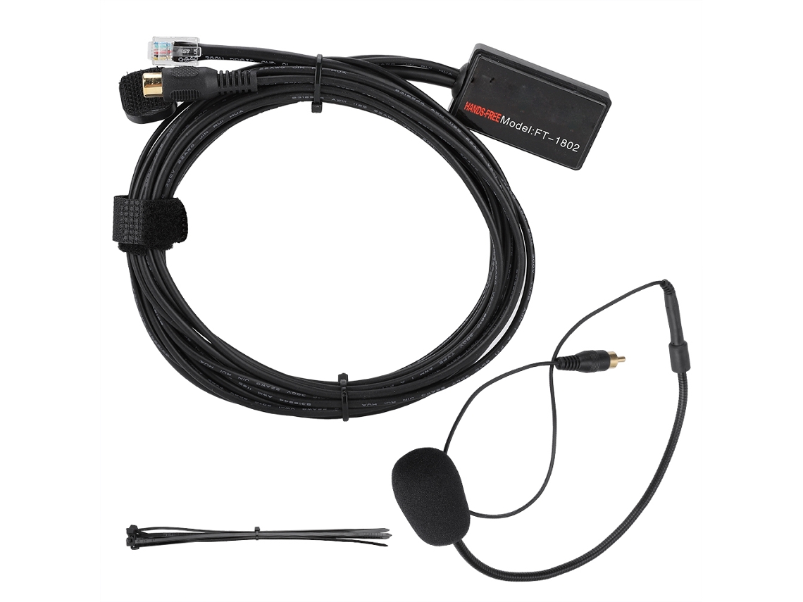Microfone Handsfree 6 Pin Para Rádios De Carro Ft-7800r Ft-8800r Ft-8900r