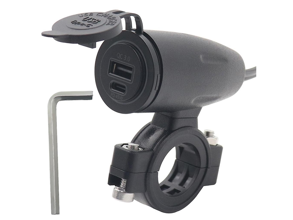 Tomada Usb C Do Paládio de 12V 24V 45W & 18W Qc3.0 para O Caminhão para a Nota 20/10 S21/20 Da Galáxia ALLINLESS