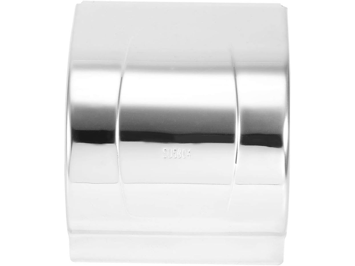 Porta Papel Higiênico Em Aço Inoxidável, Suporte Para Papel Higiênico Em Rolo Com Tampa, Caixa Para Papel Higiênico Em